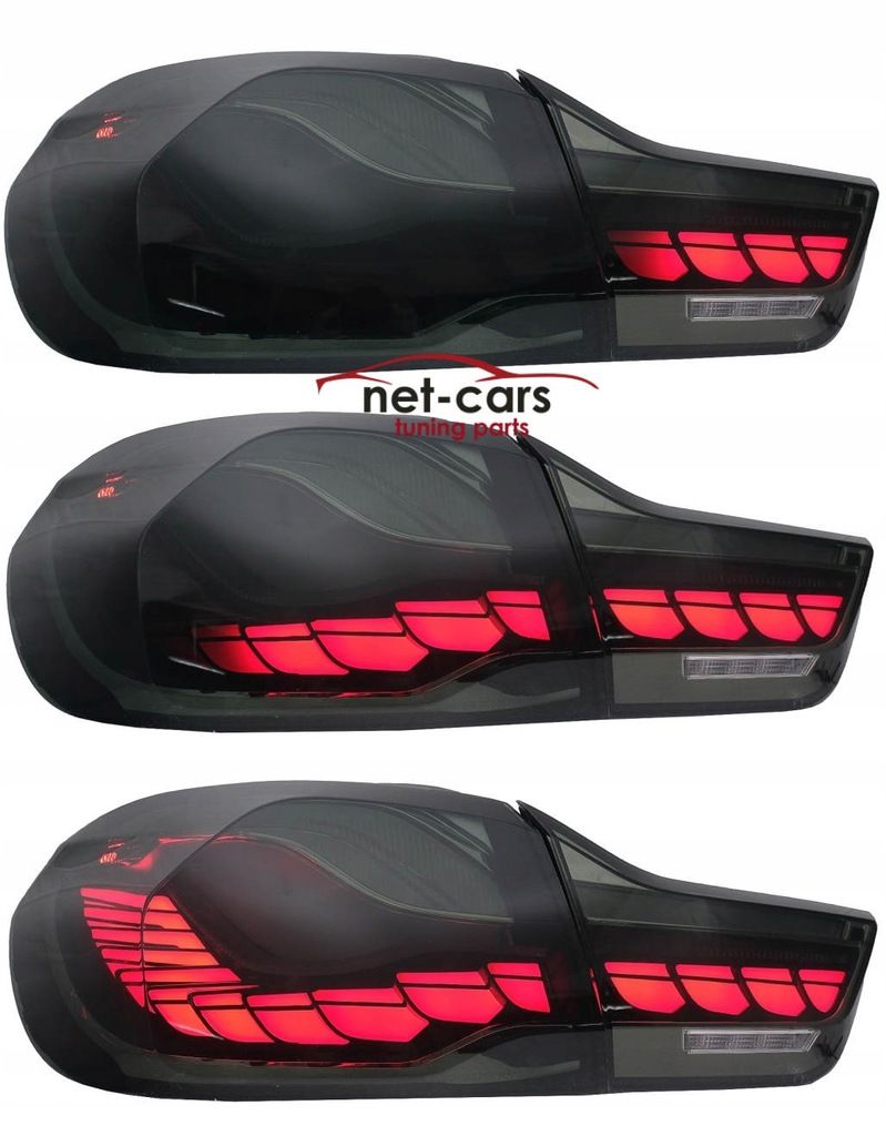 Lampy tylne tył BMW F32 F33 F36 F82 F83 M4 -19 OLED NEON LED dymione