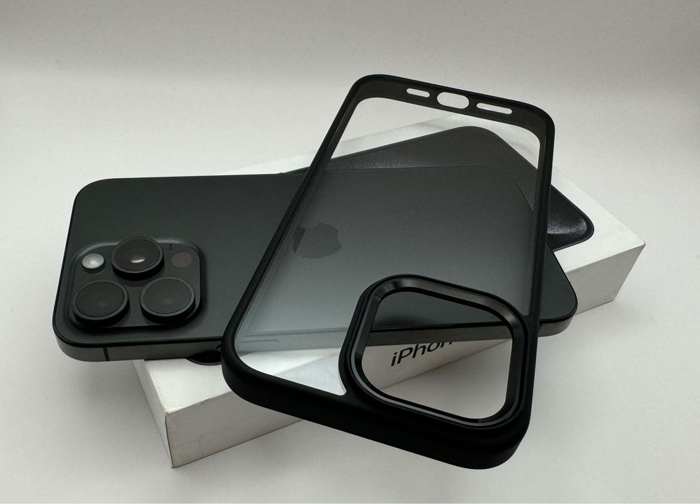 Чехол IPhone 15 Pro Max black, 15 Pro-11 Pro Max, Xr, Xs, не желтеет