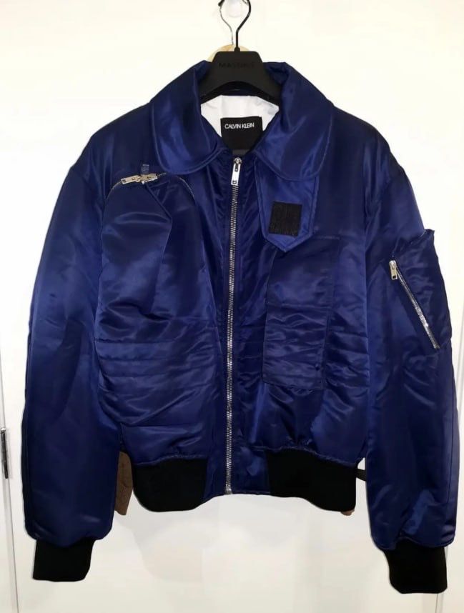 Бомбер Calvin Klein x Raf Simons MA-1 MA 1 opium drip