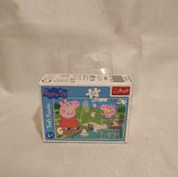 Mini puzzle świnka Peppa trefl 13x20 cm