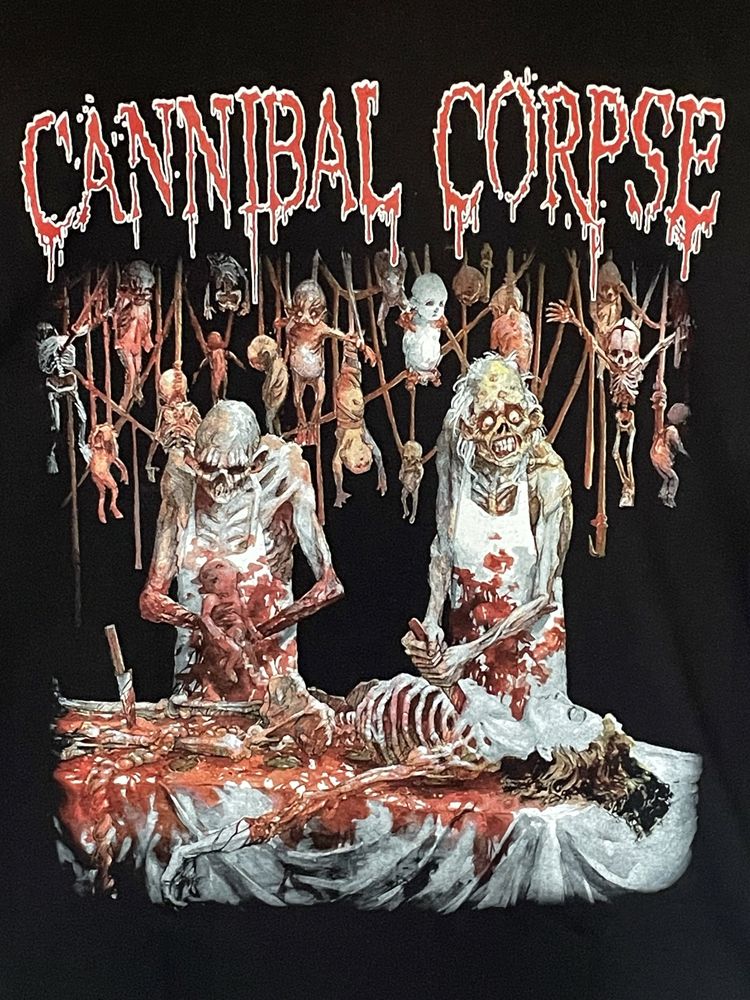Футболка / рок метал мерч Cannibal Corpse “Butchered at birth”