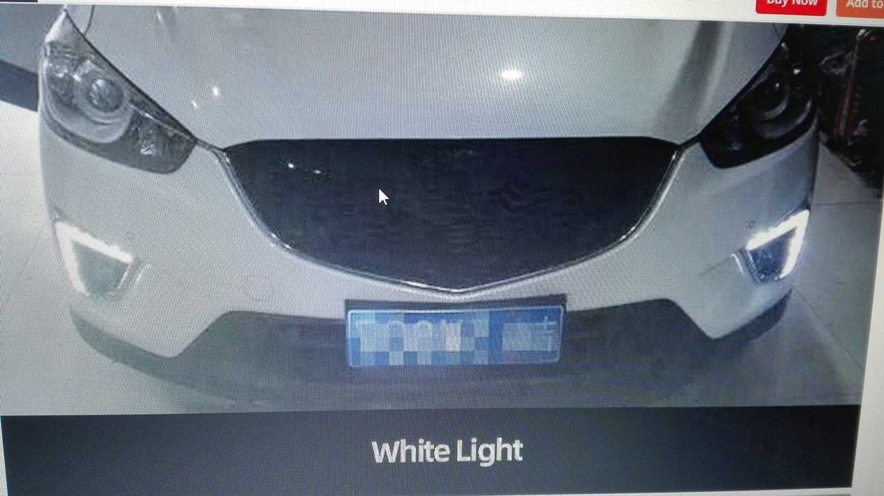 Mazda CX5 CX-5 LED ledy światła do jazdy dziennej DRL 2012- halogen