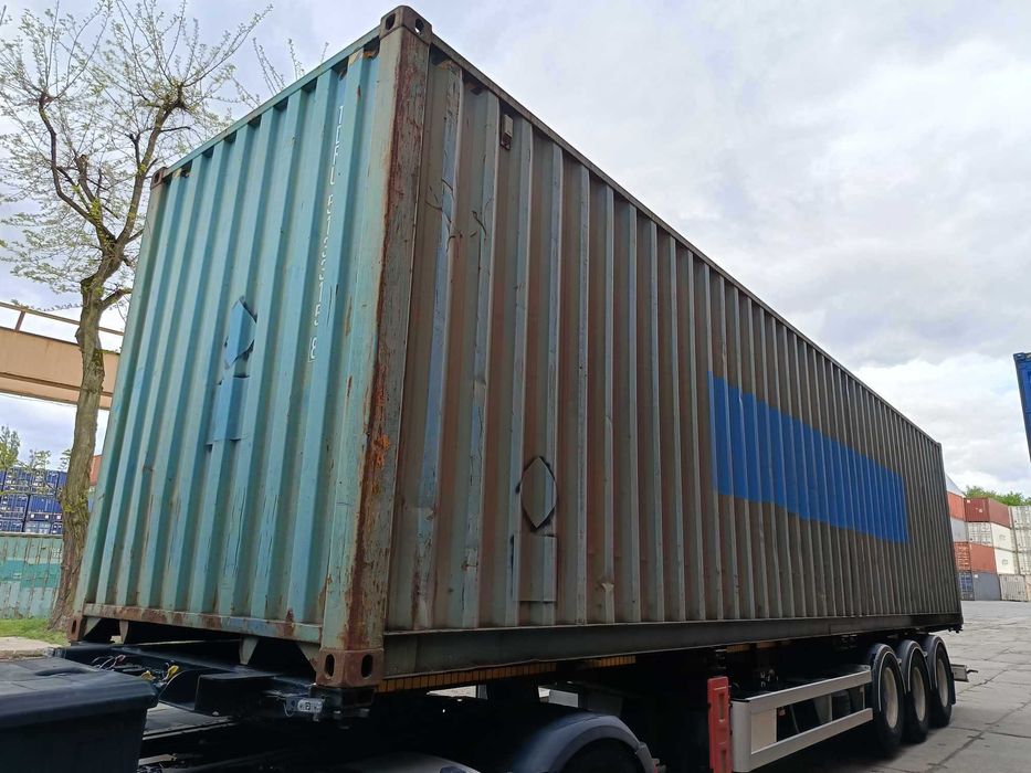 Kontener morski magazyn 40'HC 12 metrowy używany sprawny dobry stan