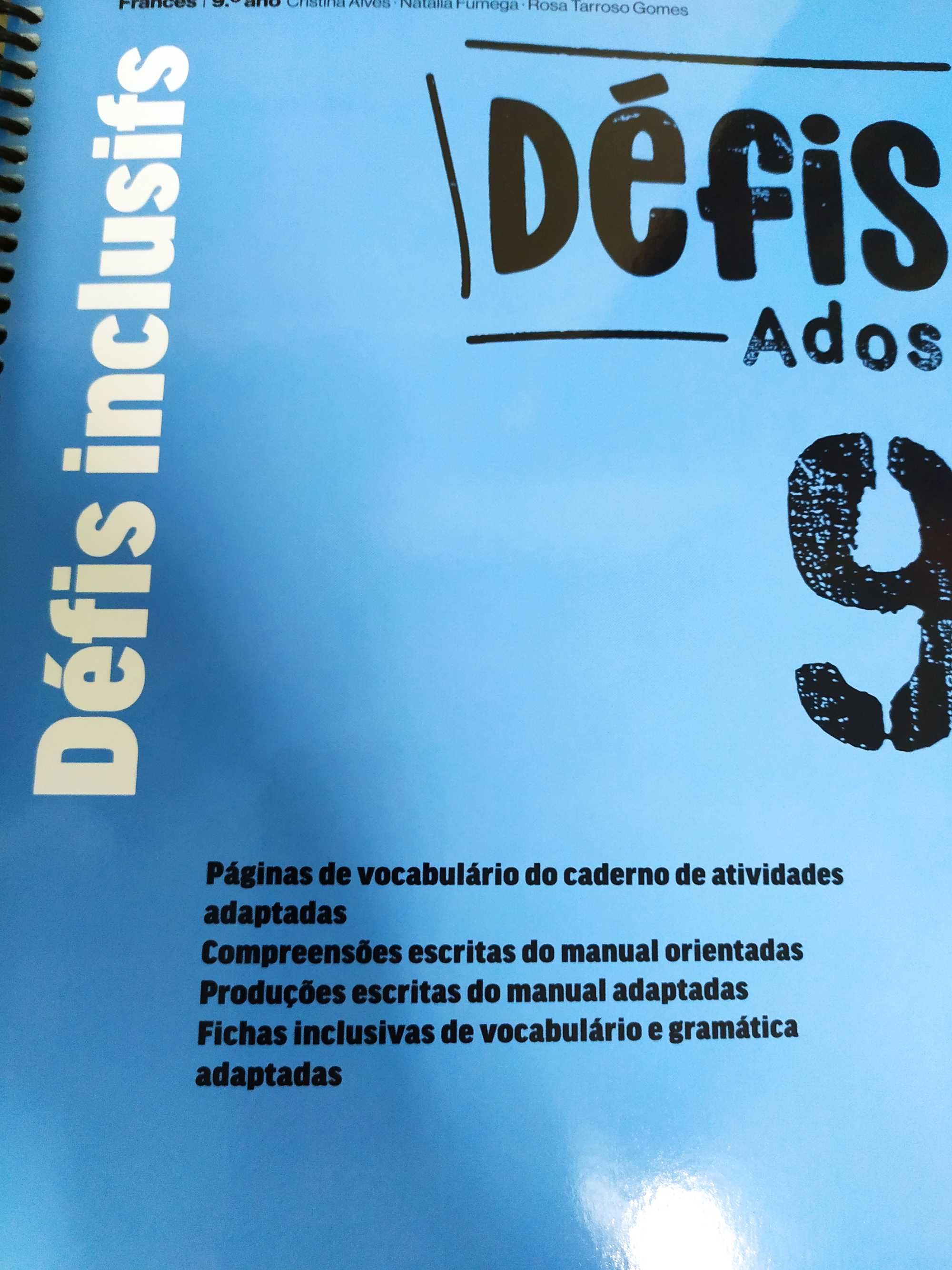 Défis Ados 9 - 9º ano - Francês - VERSÃO DO PROFESSOR