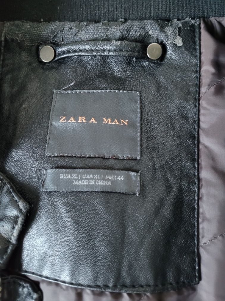 Kurtka skórzana Zara