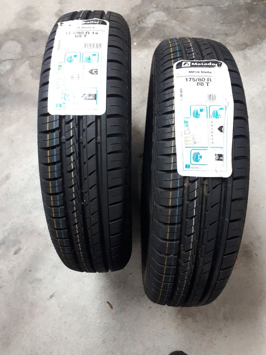 Dois pneus novos a estrear 175/80R14 88T Matador