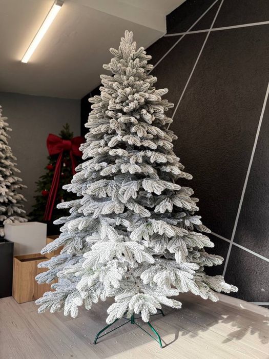 Штучна ялинка Європейська засніжена ялинка преміум Від 0.7 до 2.5 м