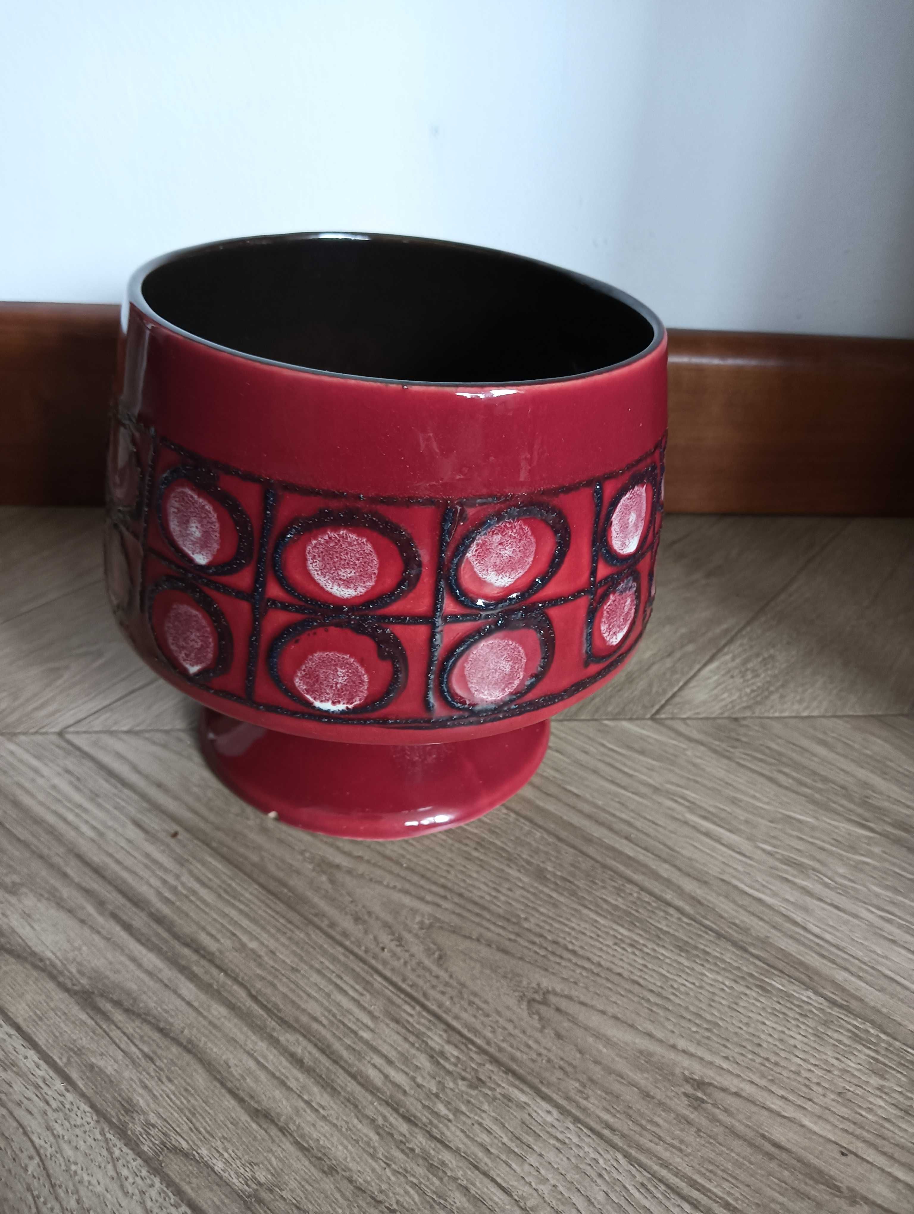 Doniczka ceramiczna kielich osłonka Strehla