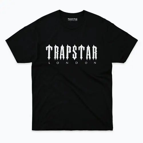 Футболка Trapstar London  Трепстар Тэпстар чорна і біла