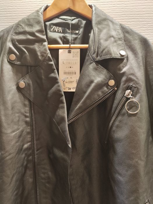 Kurtka skórzana męska ZARA