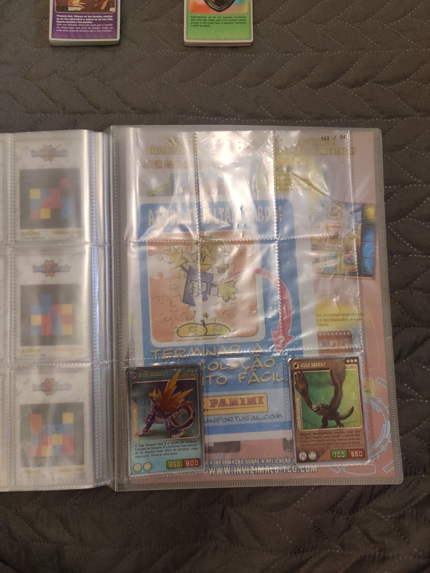 Invizimals Caderneta + Cartas