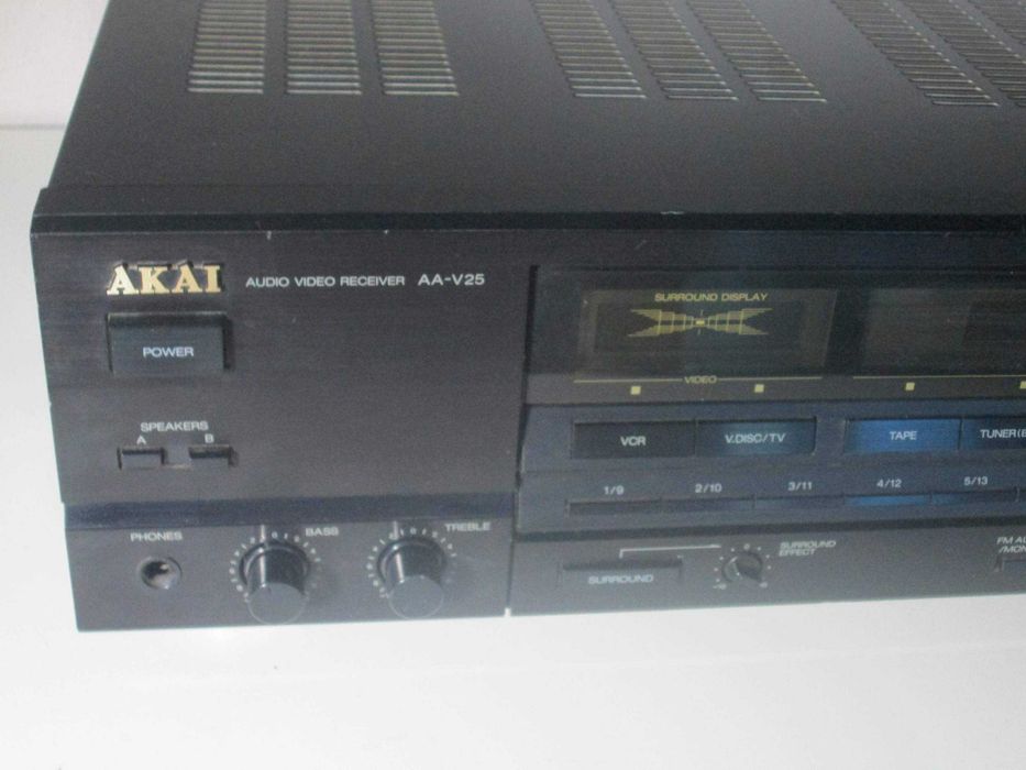 AKAI amplituner AA-V25 - do naprawy - 1990 r. ładny stan!