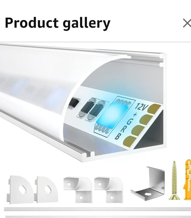 Led aluminium profil. Лед алюмінієвий профіль LIAOINTEC 10×1M.