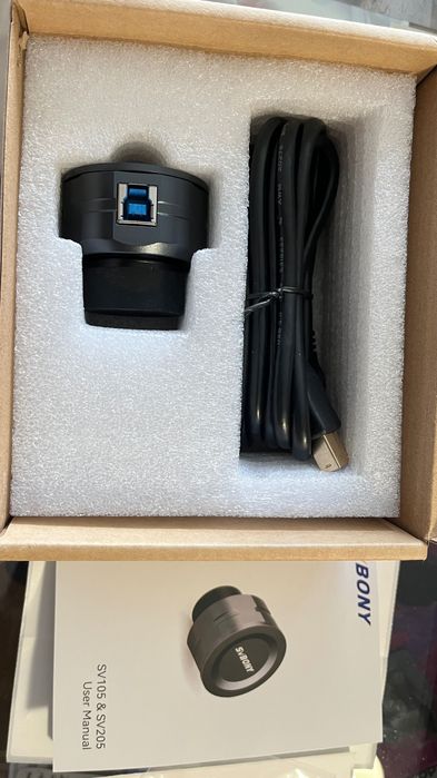 Câmera para telescópio planetária SV205 NOVA!