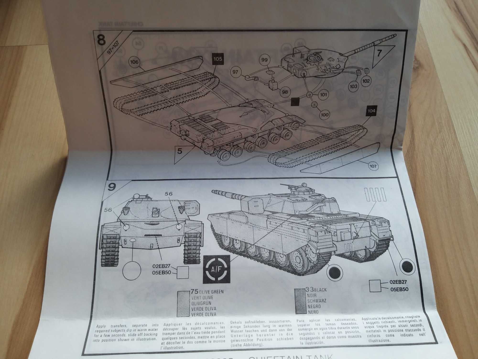 Model czołgu, Chieftain Tank firmy Airfix 02305