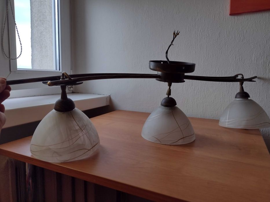 Lampa wisząca - żyrandol na trzy żarówki