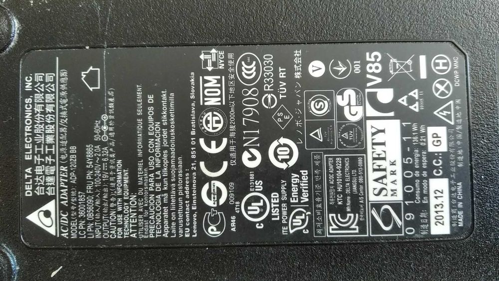 Блоки питания 19V 6.32A, 24V 0.8A, 42V 1.5A, 24V 1A