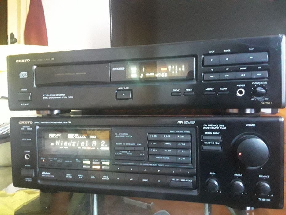 Sprzęt AUDIO wzmacniacz tuner deck cd kolumny