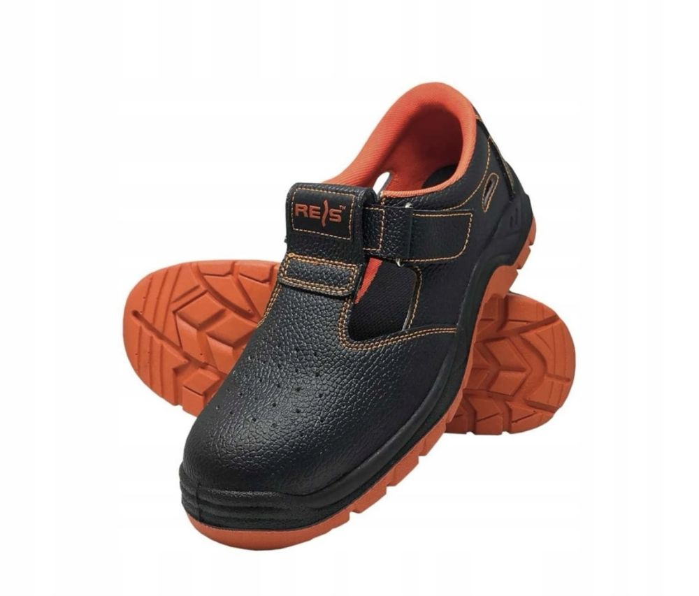 Buty robocze BHP bezpieczne Skórzane Nowe roz.45 półbuty czarne