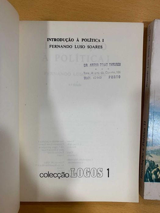Introdução à Política I e II - Fernando Luso Soares