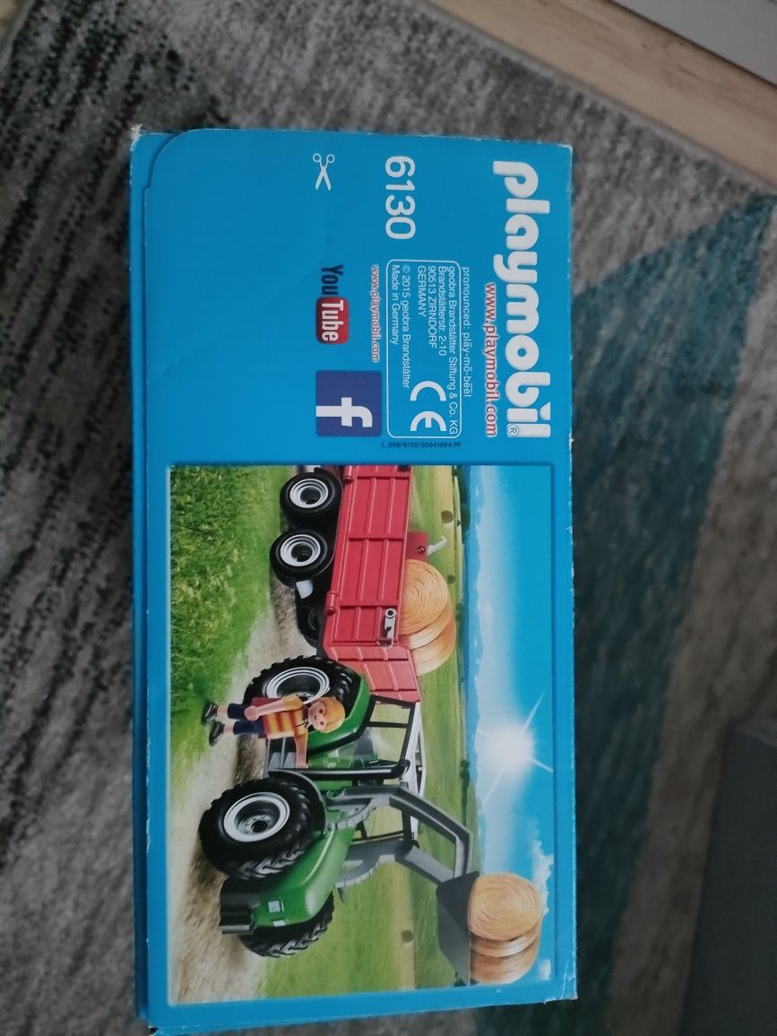 Traktor z przyczepą Playmobil Nowy