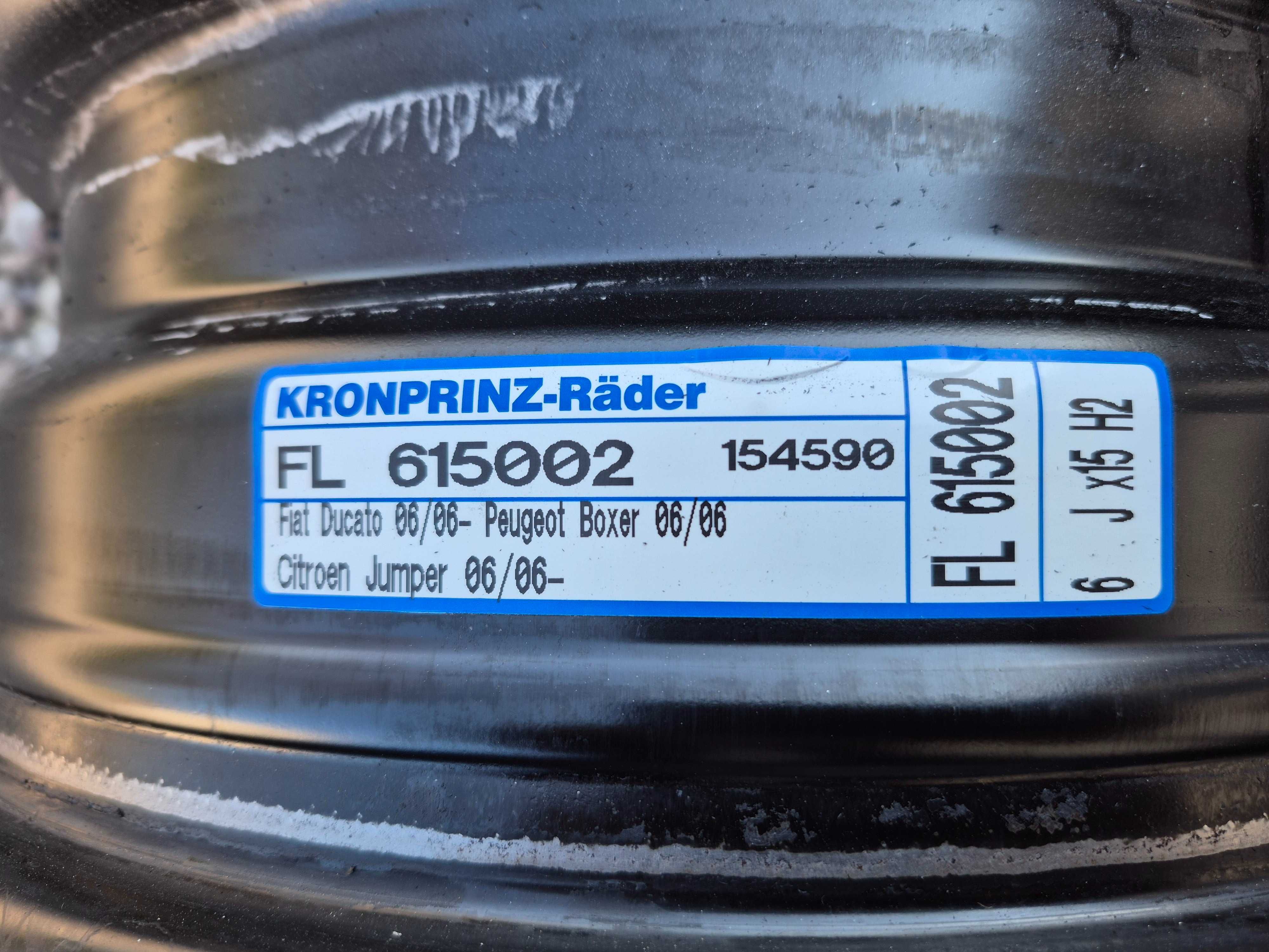 DUCATO-JUMPER-BOXER 5x118x71,1 ET-68 Felga Stalowa.