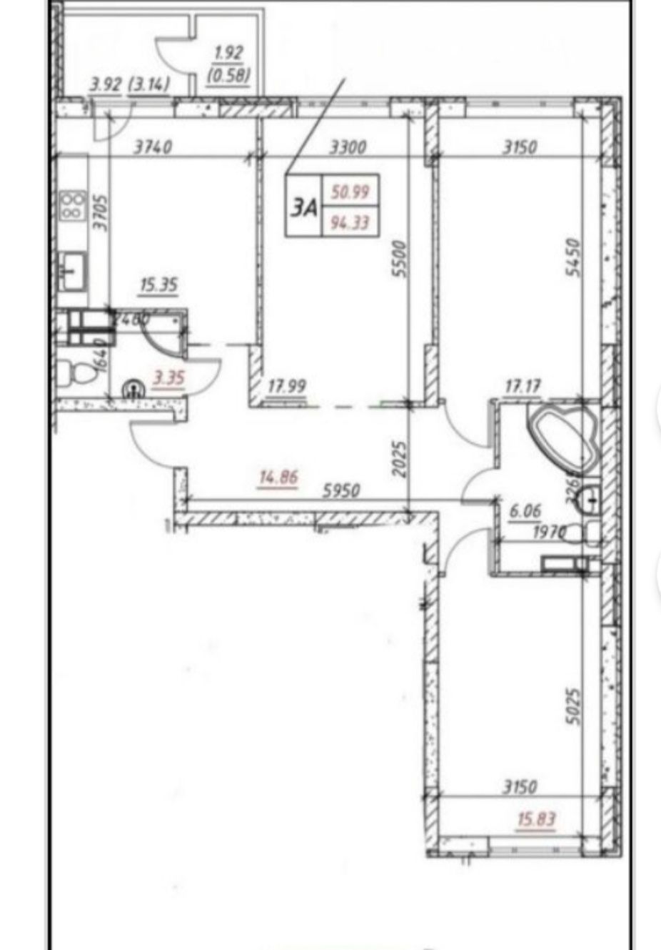 Продажа 3 кв, Оболонский р-н , пер. Балтийский 3 А .ЖК Навигатор .