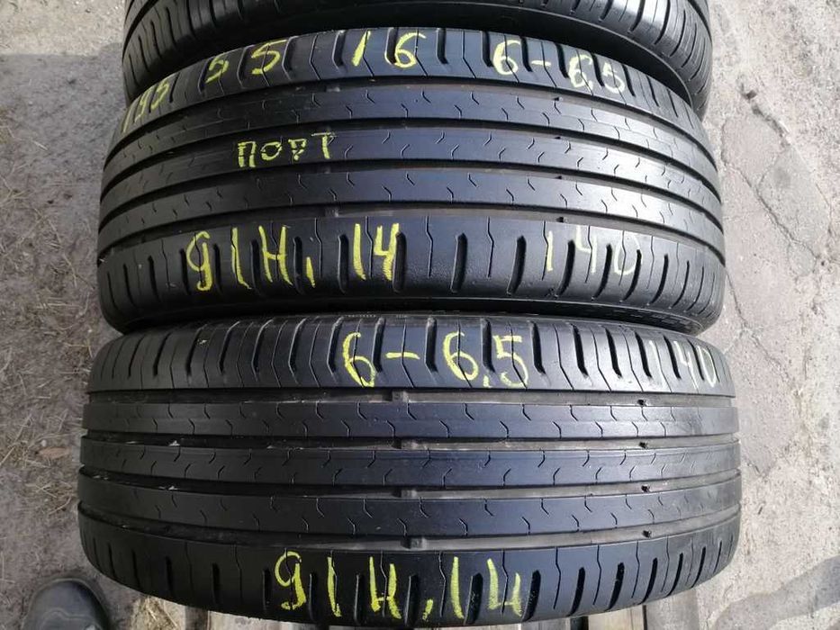 Continental Conti Eco Contact 5 195/55R16 91H шини бу літо 4 штуки