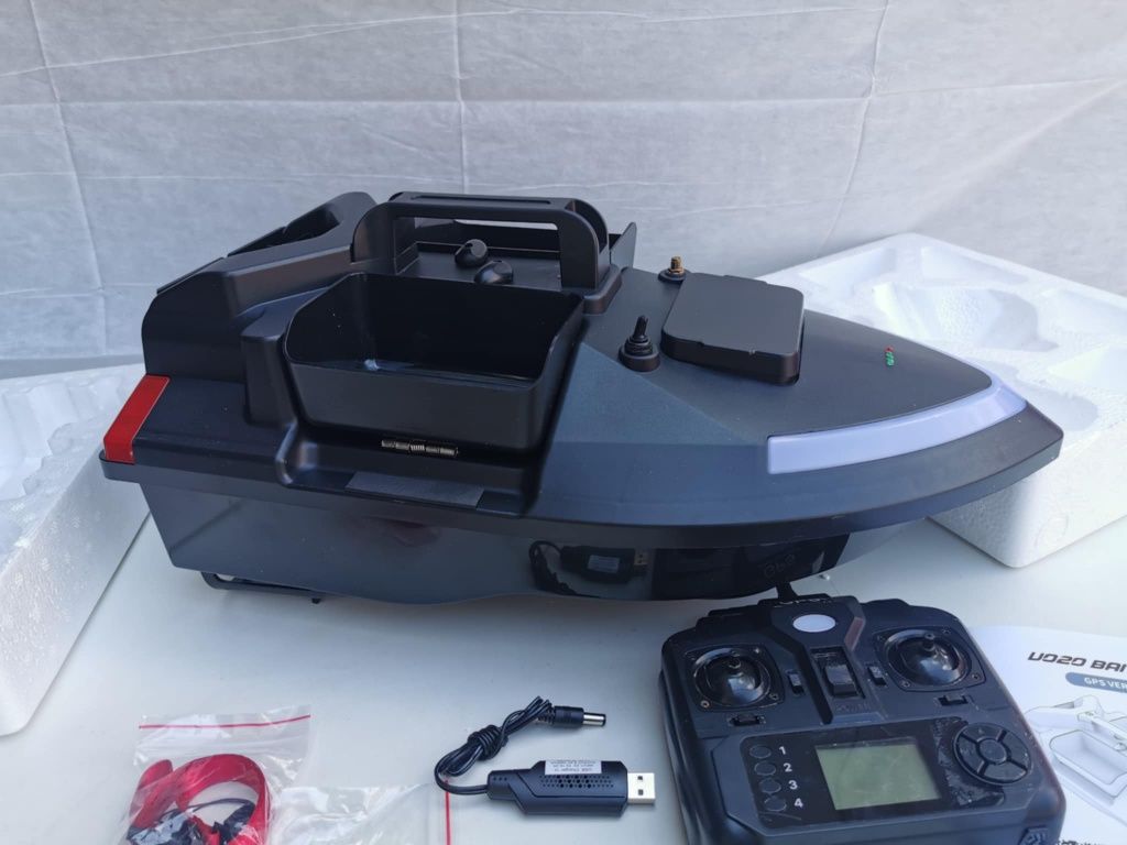 Łódka Zanotowa GPS 500M Led 2KG Podwójny Silnik