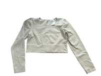Top kremowy H&M L