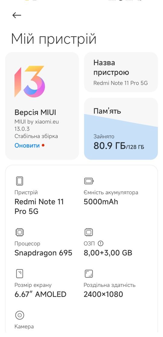 Redmi note 11Pro 5G, 8/128,NFC