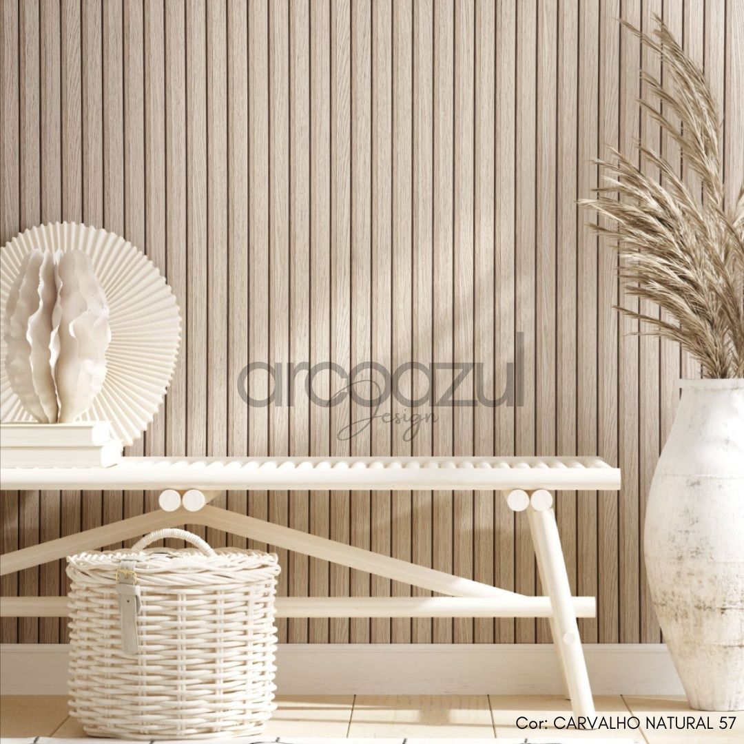 Papel de Parede Ripado Walnut - 6 cores By Arcoazul