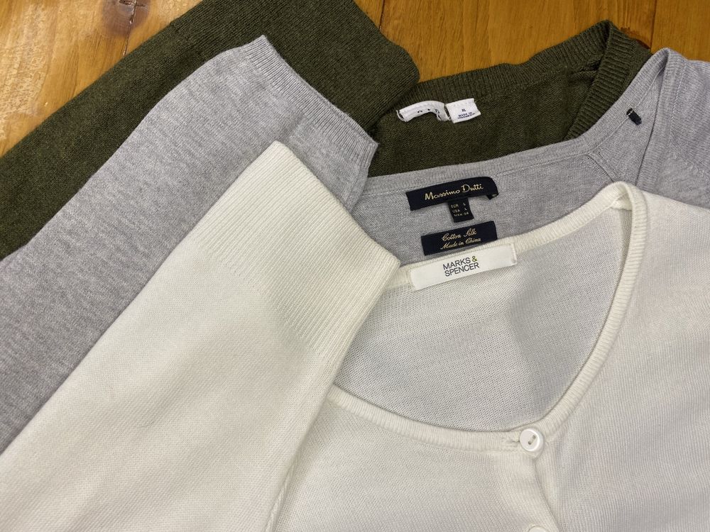 Massimo Dutti,Gap Кардиган, светр шерсть/шовк