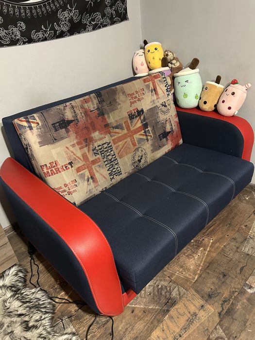 Łóżko jednoosobowe duże spanie z pojemnikiem na pościel