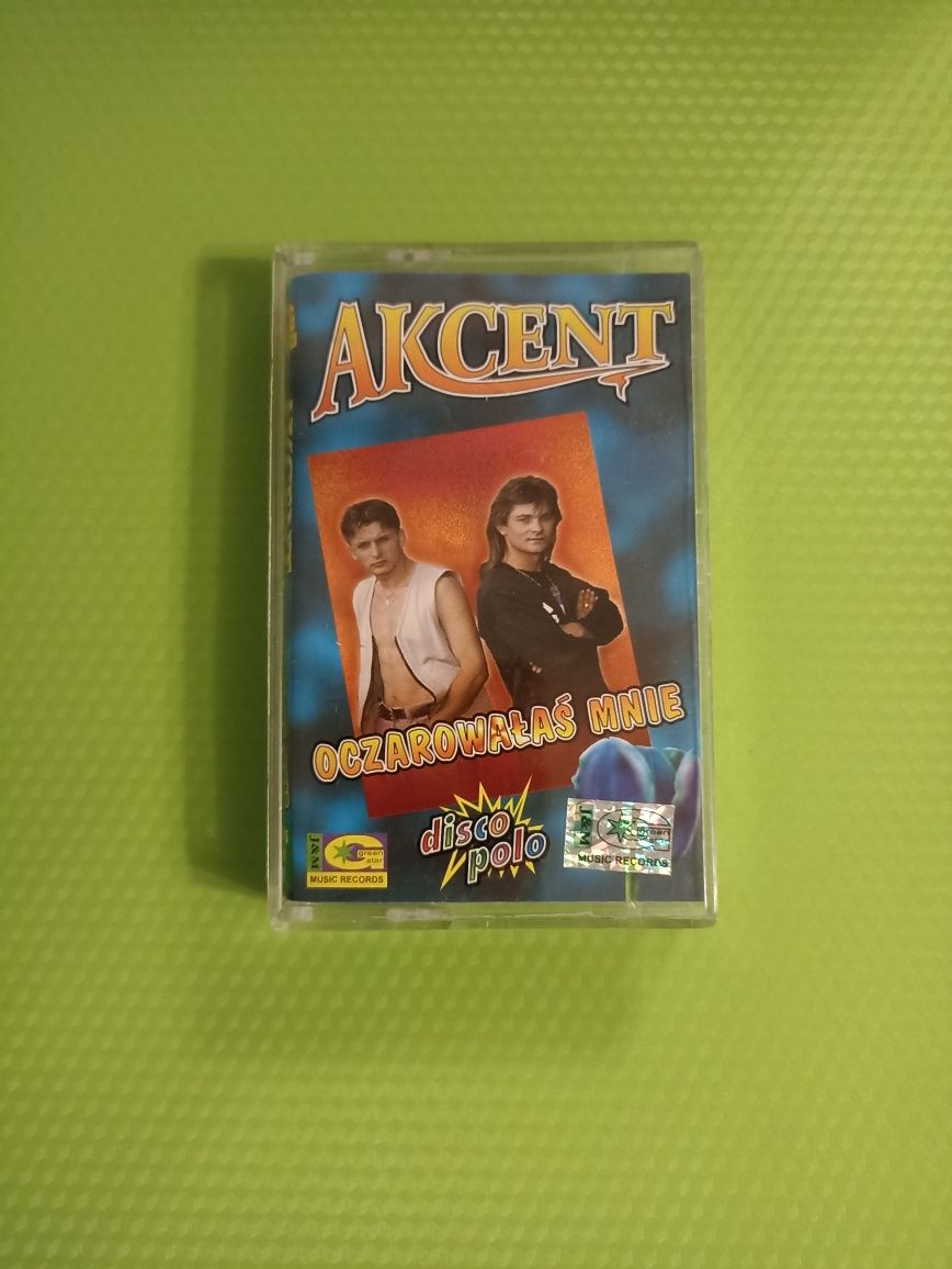 AKCENT oczarowałaś mnie disco polo kaseta audio