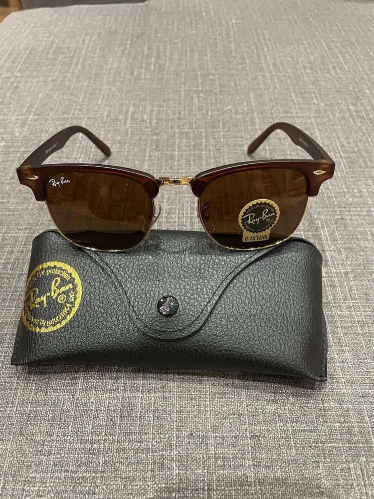Óculos Ray-Ban RB3016 Clubmaster Usados 1x Com caixa e acessórios