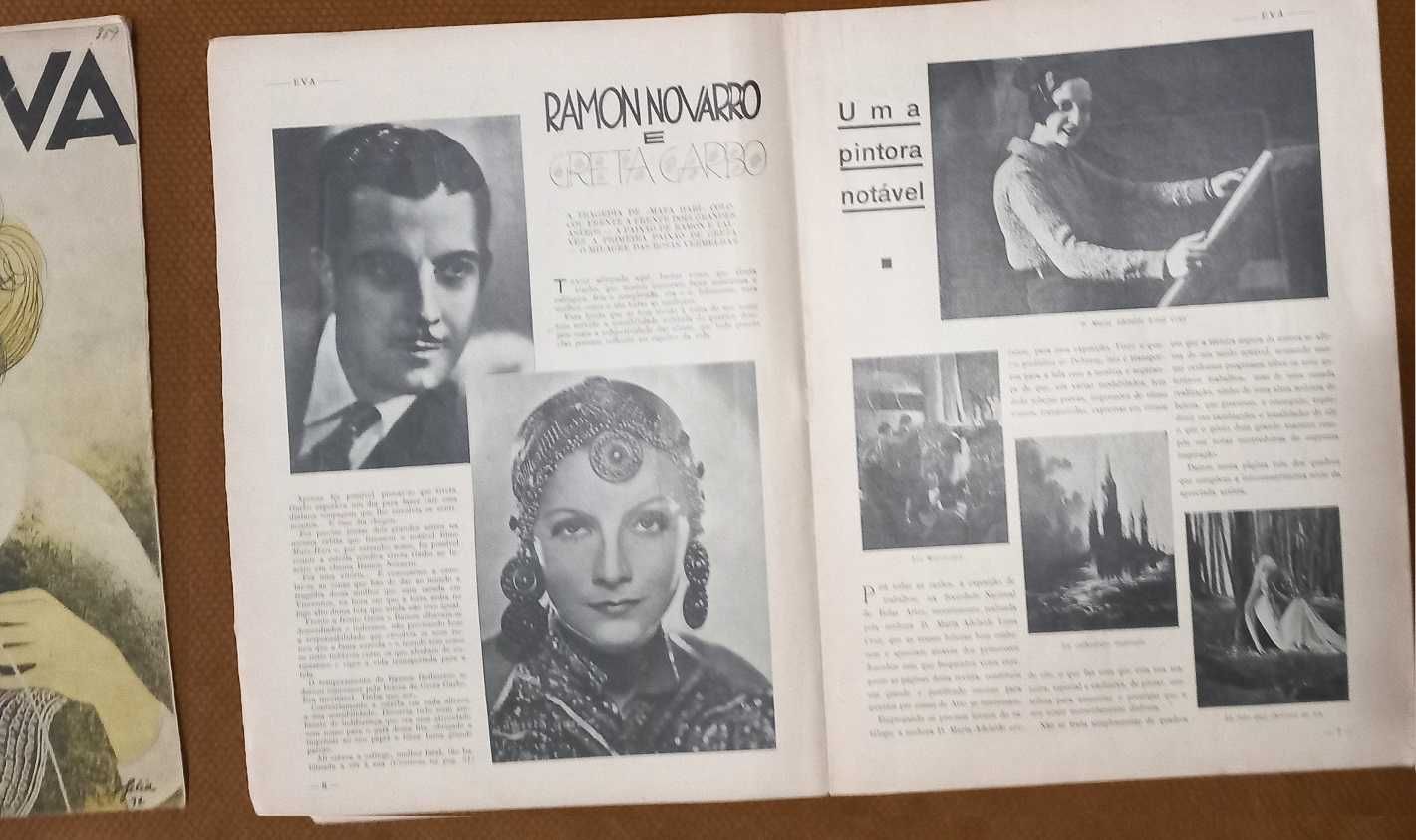 Dois números da revista Eva [1932] Bordados e Moda