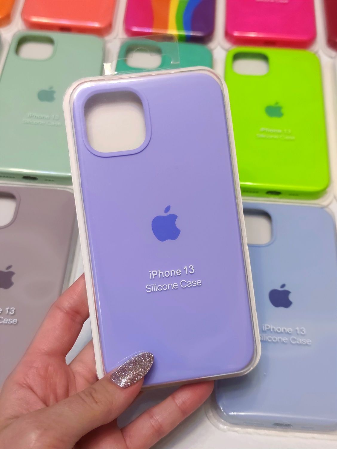 Чехол бампер на iPhone 13 Pro Max, чохол Silicone Case для айфон 13