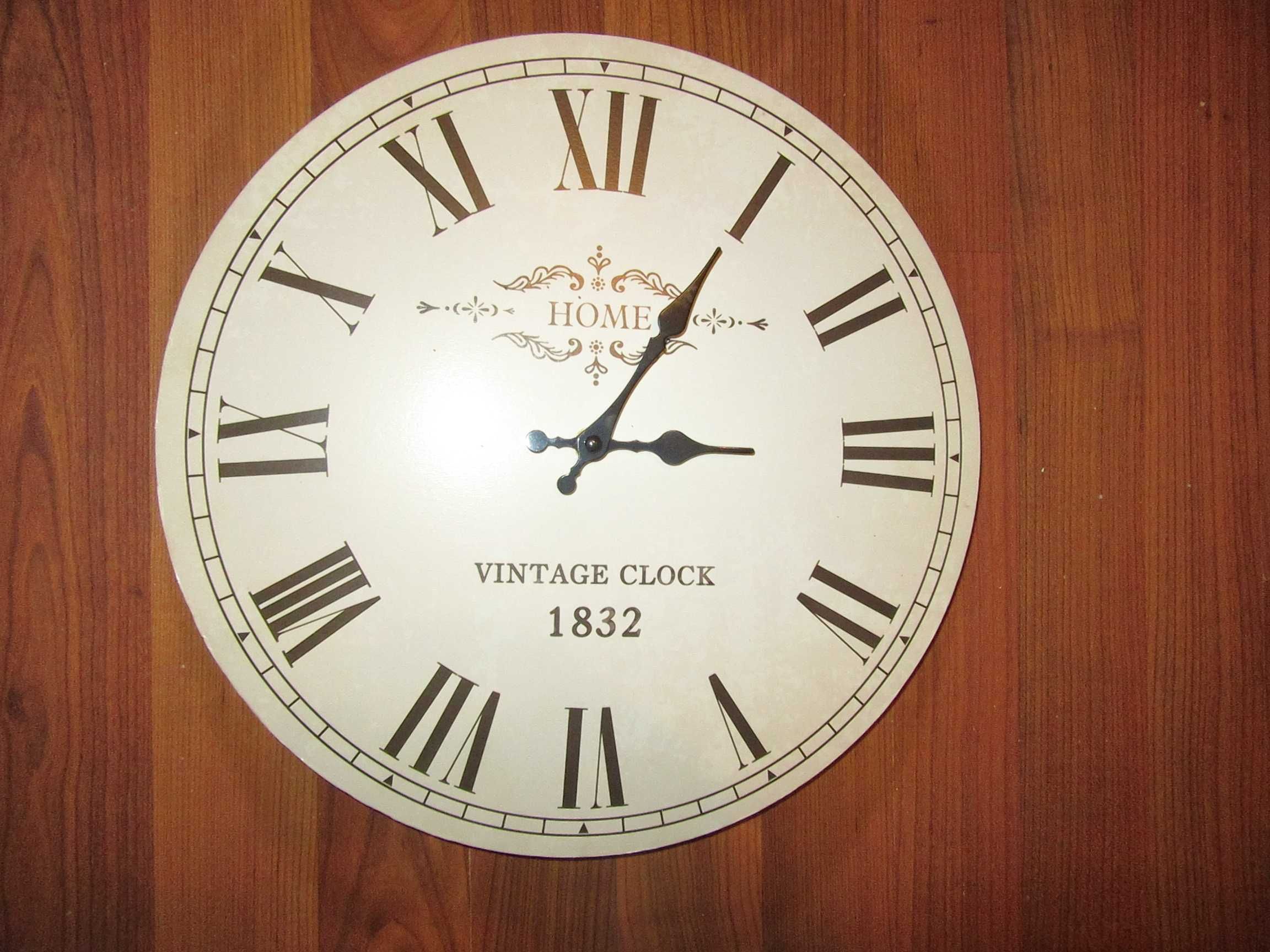 ZEGAR ŚCIENNY Vintage Clock Home do zawieszeni bateria AngielskiKlimat