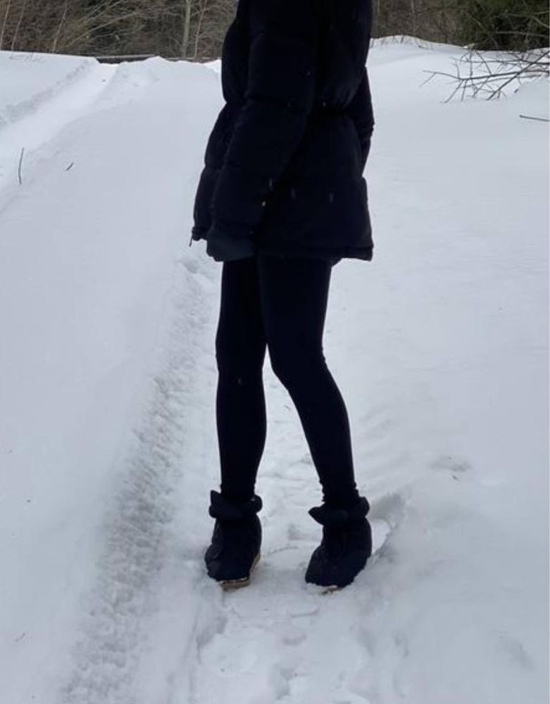 Зимові черевики дутики zara 38 24,5 cm снігоходи теплі