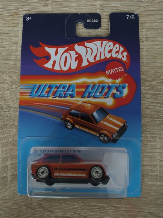 ERROR hot wheels ultra hots Toyota Starlet KP61