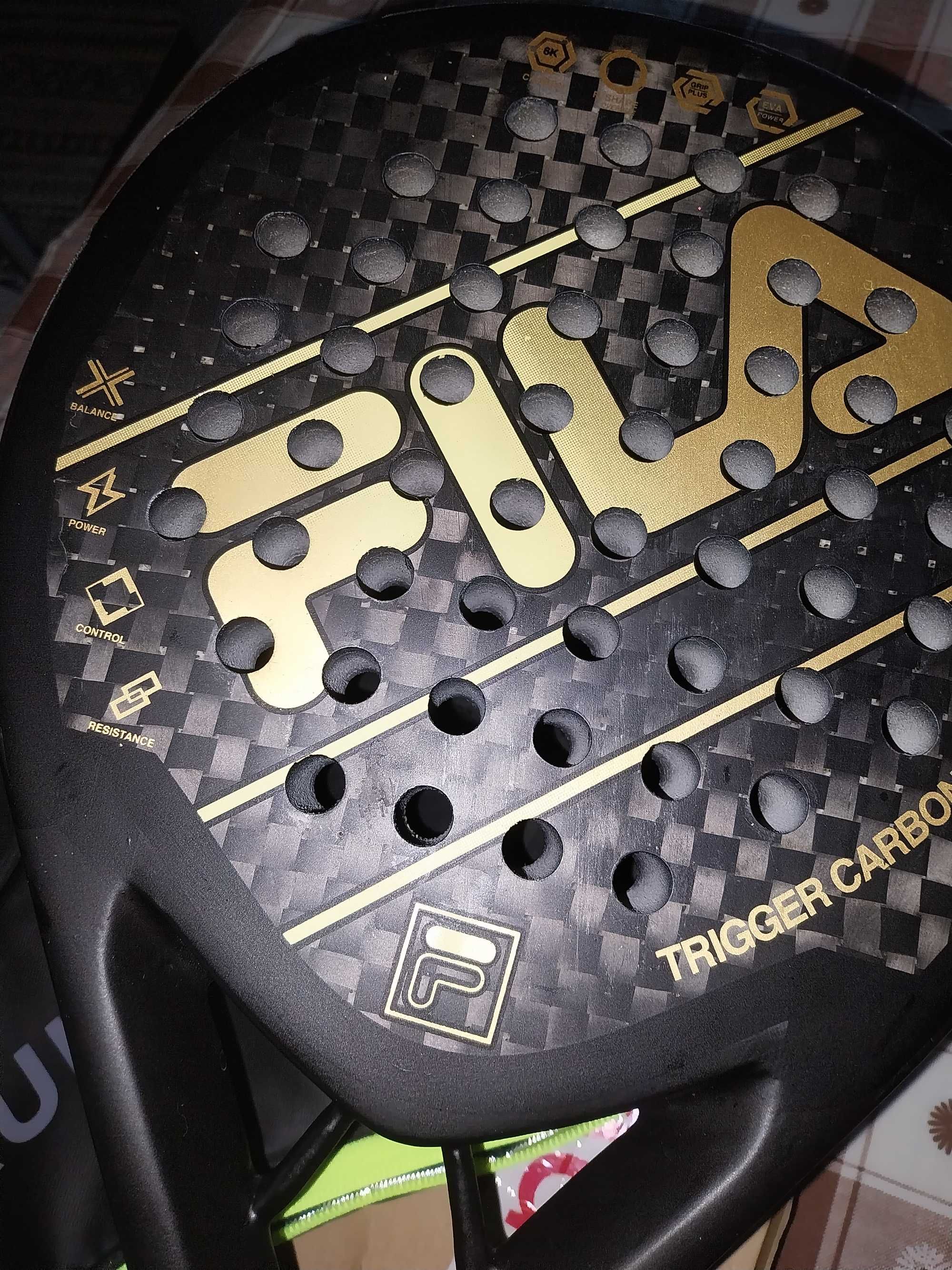 Raquete Padel carbono 38mm Fila