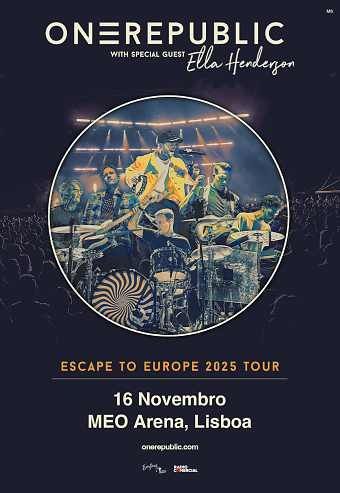 Bilhete Concerto One Republic