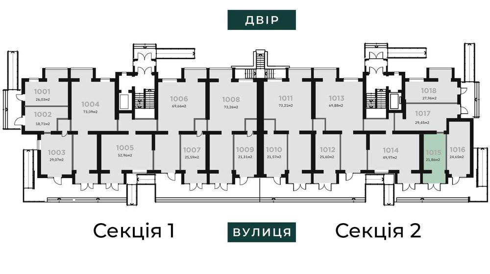 Комерційне приміщення 21,86 м2 в ЖК Millennium Park (Буча)