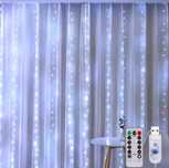 USB Led штора, холодно-белого цвета