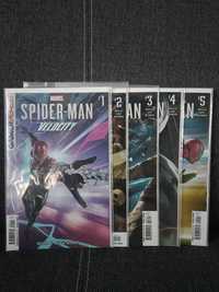 Spider Man Velocity komiksy zeszyty 1-5 komplet