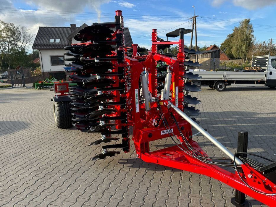Brona talerzowa hydrauliczna Grano System SHS 4 siłowniki wózek