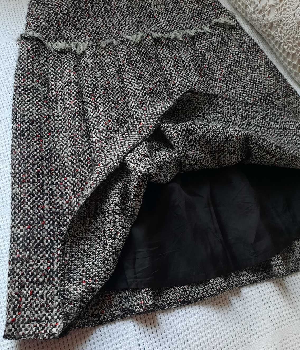 Max Mara Max&Co. Alpaca Wełna midi spódnica wełniana alpaka S S/M