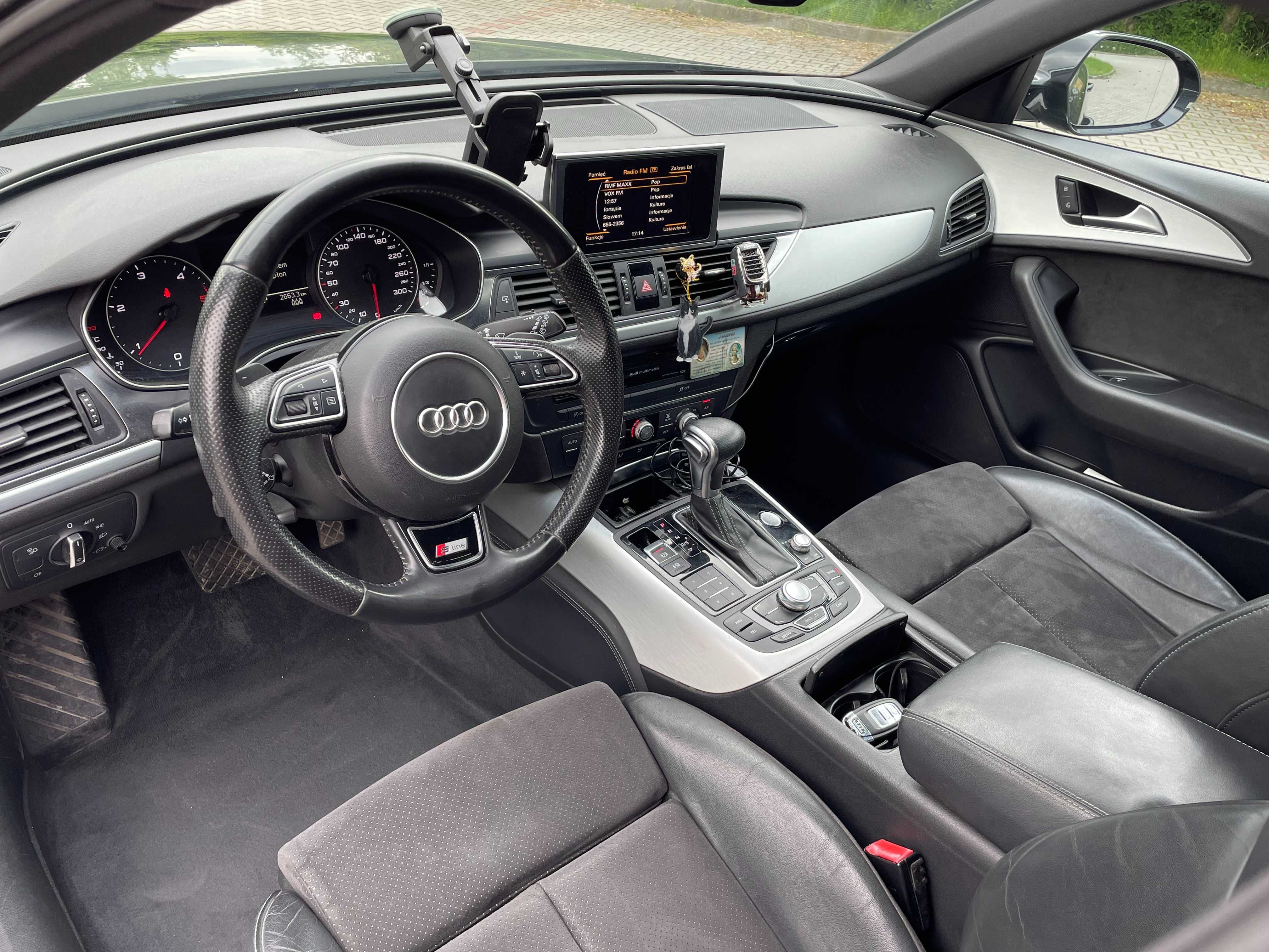 AUDI A6 C7 2.0 TDI 177 koni 2014r. S-Line Automat Led Zadbana