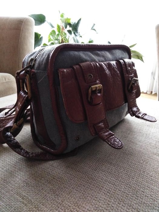 Torebka M&S Indigo Collection niebieska 17x21x10